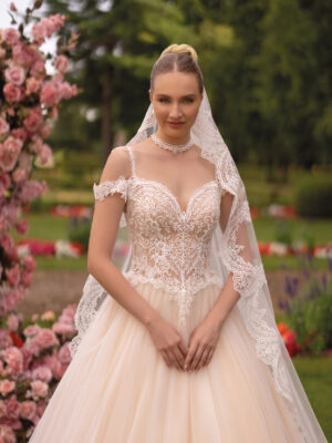 Vestido 1184 con velo